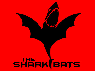 Shark Bats - Jump Rope for Heart T-shirts bat batman font jump rope for heart shark tshirt