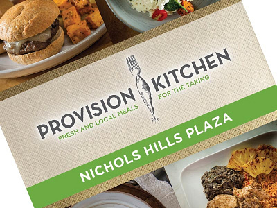 Provision Kitchen Brochure brochure print