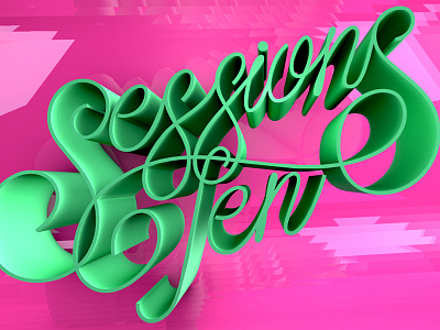 Sessions Ten 3d australia hermosillo lettering mexico ministry of sound mixes music techno ten type typography