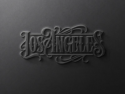 Los Angeles filigree floritures handlettering lettering los angeles los angeles truck los angeles truck pick up truck pickup truck vinil vynil vynil wrap wrap