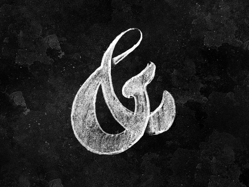 Ampernsando ampersand calligraphy hermosillo lettering letters mexico rough sketch type typo typography
