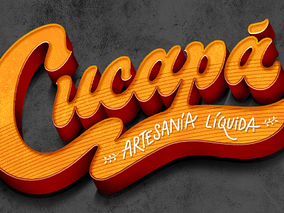 Cucapá 020 #365Rounds artesanal beer california lettering letters logo logotype mexico type typography