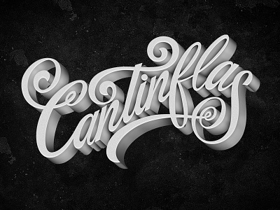 Cantinflas 3d animation cantinflas handlettering intro lettering movie old school type typography