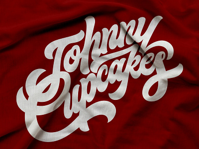 Johnny Cupcakes bake fanart handlettering johnny cupcakes lettering shirt typography