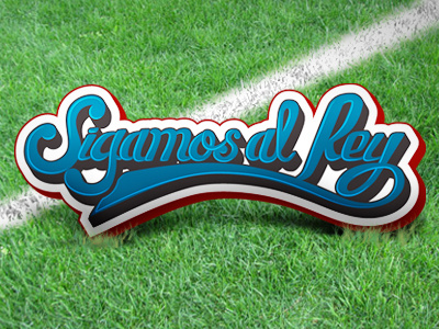 Lmp baseball grass king mexico typography