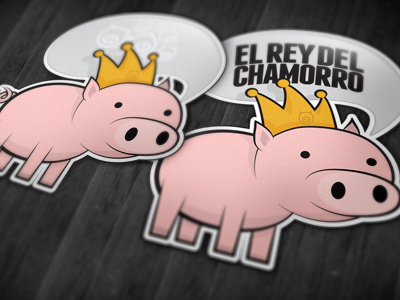 Pig Sticker illustration king mexico pig sticker