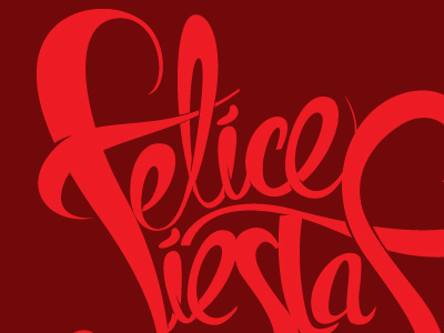 Felices Fiestas christmas happy holidays holidays lettering méxico typography