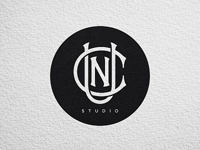 UCN Studio badge branding lettering logo logotype monogram nail salon nails studio