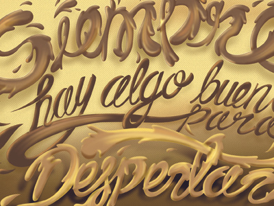 Nescafé chocolate coffe contest illustration mexico nescafe typography