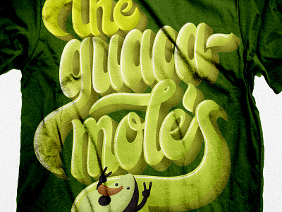 The Guacamole's band contest guacamole hermosillo indie music méxico rock shirt sonora threadless type typography