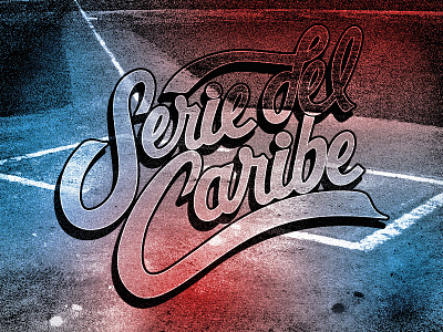 Serie del Caribe baseball beisbol caribe hermosillo lettering mexico serie del caribe type typography