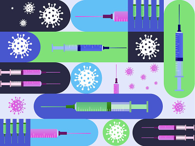 VACCINE creative design health healthcare illustration vaccine virus