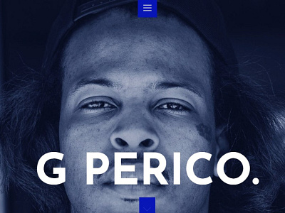 G. Perico Home Page branding design hip hop marketing oklahoma rap tulsa web design website website design