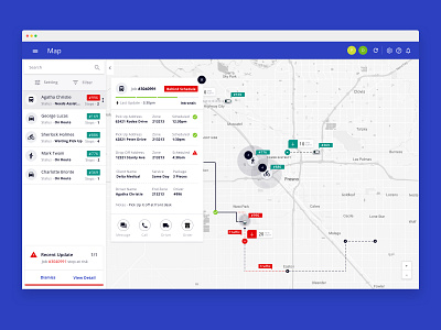 Ecourier app ui userexperience visual design