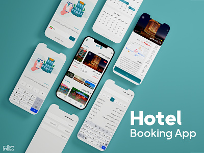 Hotel Booking App app design application booking app flight app hotel hotel app hotel booking mobile app mobile ui travel travel agency travel app travel booking ui ui design uiux user interface web ui