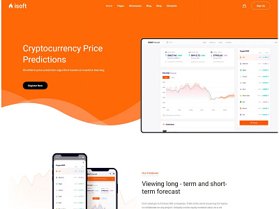 Isoft - Powerful Theme for Saas, App and Startups app landing page app showcase business cryptocurrency digital studio saas saas landing saas theme software software startup startup startup landing page startup wordpress technology