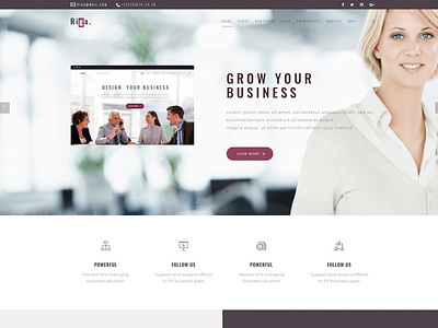 Riga | Business WordPress business business theme clean company corporate modern page builder portfolio premium agency seo simple