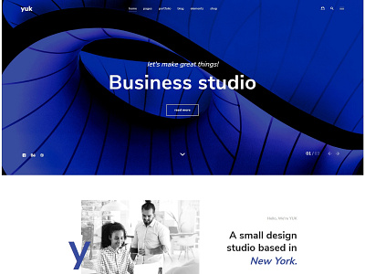 Portfolio/Agency YUK - Portfolio WordPress Theme
