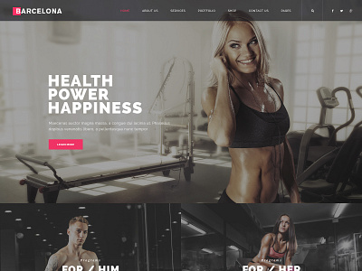 Barcelona agency business club creative fullscreen modern portfolio responsive sport