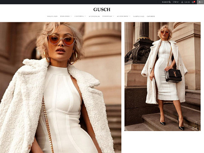 GUSCH agency creative fashion gallery modern photography portfolio shop