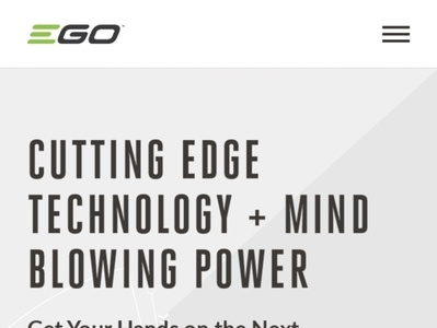 EGO Mobile Home power tools tools wordpress shop responsive website design responsive shop technology business
