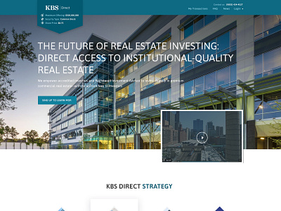 KBS Direct business creative investment modern properties real estate webdesign webdevelopment