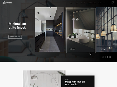 Prague Interior Design agency business creative design interior design modern portfolio responsive