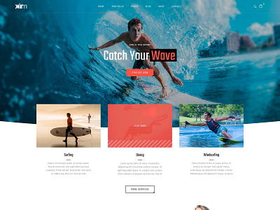 XTRM - Water Sport adventure extreme sport water sport wordpress wordpress development