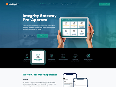 Lextegrity agency business creative design modern responsive services webdevelopment wordpress