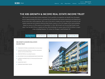 KBS Direct agency business design gallery investment portfolio real estate responsive webdevelopment wordpress