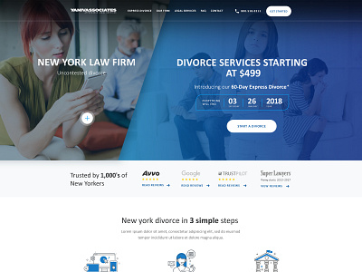 Yaniv Associate Law Firm agency business creative design divorce services law firm modern portfolio webdevelopment wordpress