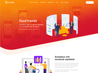 PureB2B - PureTrends agency b2b b2b sales business leads trends webdevelopment wordpress