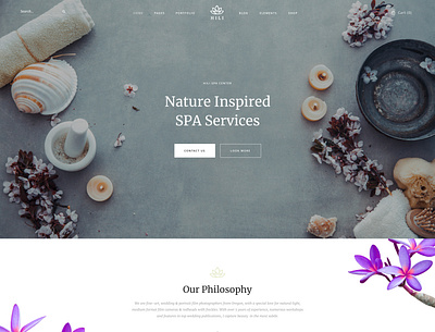 Hili - SPA Services agency business design gallery modern photography portfolio spa webdevelopment wordpress wordpress development