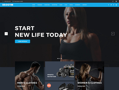 BROGYM business gym sport sport design training programm webdevelopment wordpress wordpress development