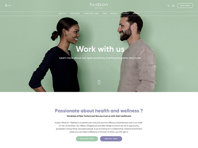 Hudson Medical - Work with Us Page