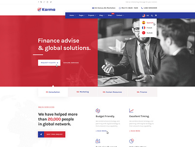 KARMA - Business business business wordpress theme projects services small business webdevelopment wordpress wordpress theme
