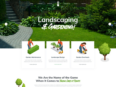 Acacia - Landscaping and Gardening WordPress Theme