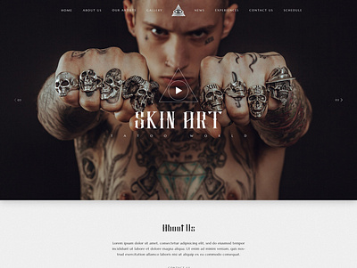 EyesWideOpen (EWO) - Tattoo WP Theme branding creative design gallery illustration mobile modern photography portfolio print product design typography design webdesign webdevelopment wordpress wordpress development