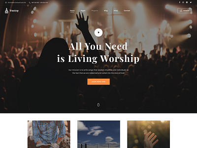 Vestry branding business church creative design gallery illustration mobile modern photography portfolio pray print product design typography web design webdesign webdevelopment wordpress wordpress development