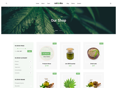 Sativaka Medical Marijuana Dispensary Theme agency branding business creative design gallery illustration medical medicine mobile modern portfolio print product design responsive typography web design webdevelopment wordpress wordpress development