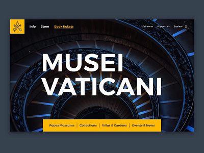 Vatican Museums Website Redesign Concept adobexd designinpiration designprocess designsystem figma modularitydesign museum sketch uikit vatican webdesign