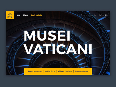 Vatican Museums Website Redesign Concept