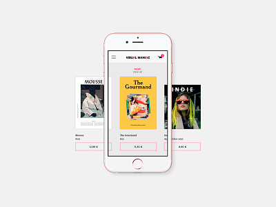 Magazines mobile — Visualmaniac digital bookstore books bookstore digital bookstore digital reading ecommerce magazines mobile reading responsive ui user interface