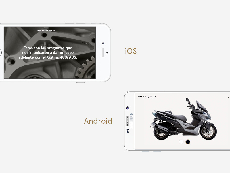 iOS and Android — Kymco app by Gemma Busquets on Dribbble