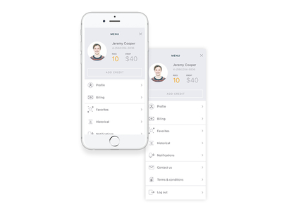 App menu — Shotl app app appdesign digital design icon iphone ridesharing ui ux ux ui