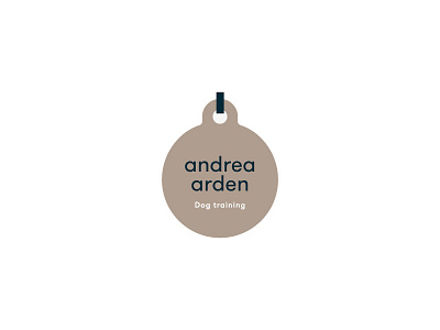 Logo II — Andrea Arden branding clean dogtraining logo logo design typography