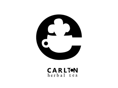 Tea brand logo branding design logo logo design negative space tea typography