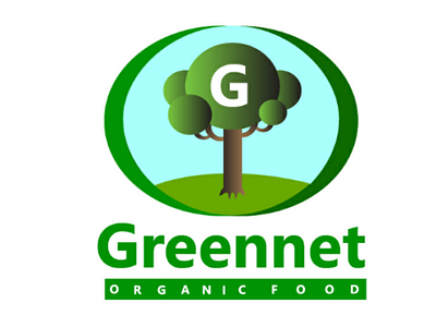 Logo for organic food store