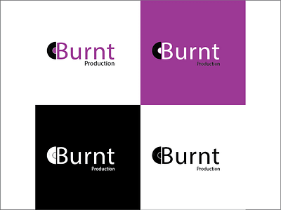 Burnt production logo 1 design illustration illustrator illustrator design logo logodesign