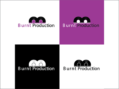 Burnt production logo 2 conception design logo logodesign